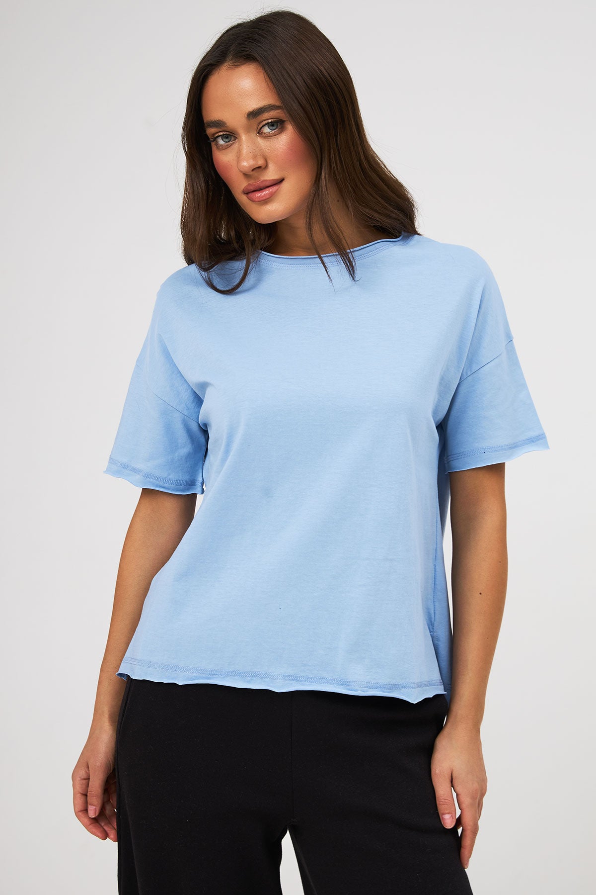 Tricou oversize cu șlițuri