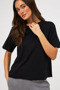 Tricou oversize cu șlițuri