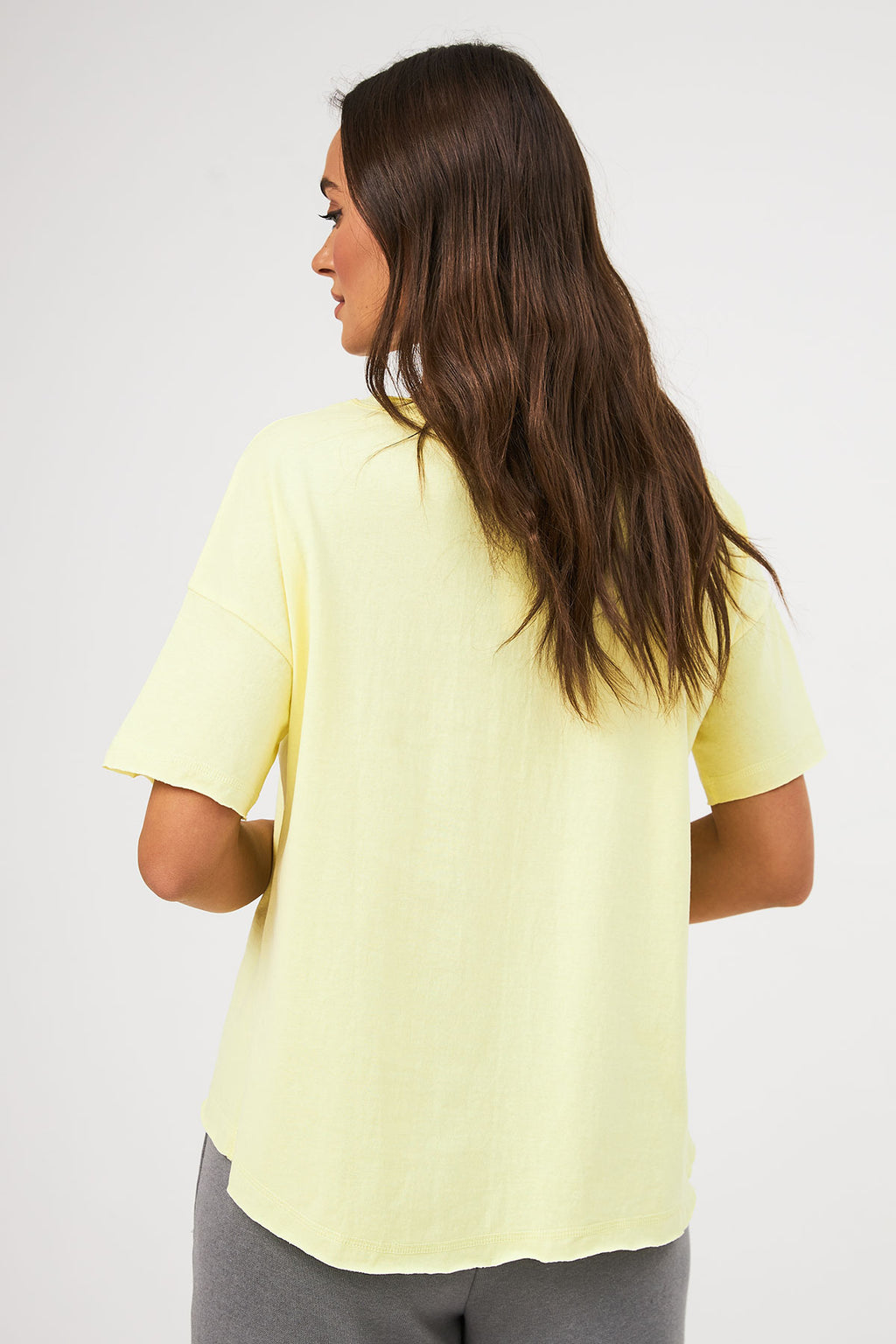 Tricou oversize cu șlițuri