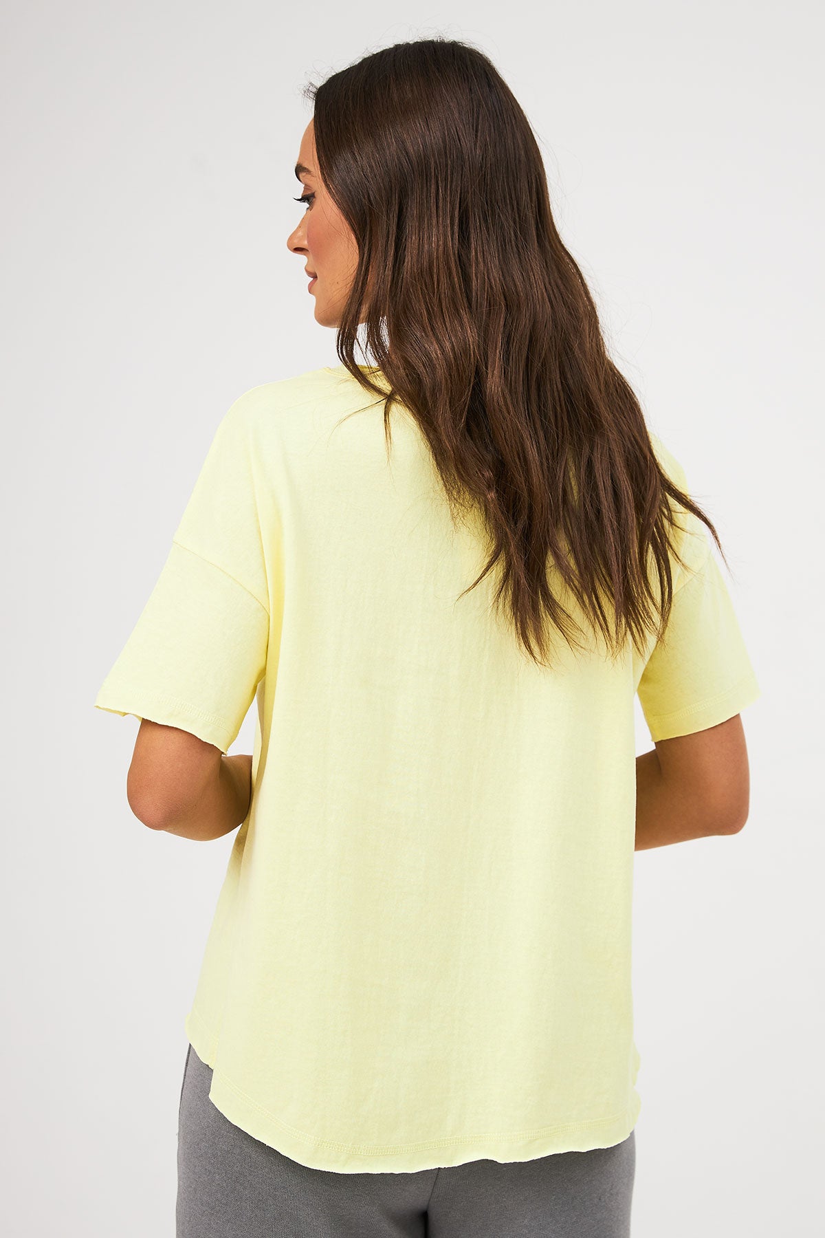 Tricou oversize cu șlițuri