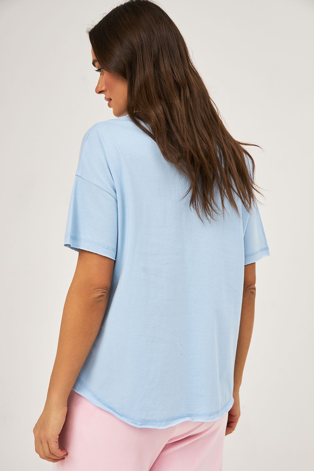 Tricou oversize cu șlițuri