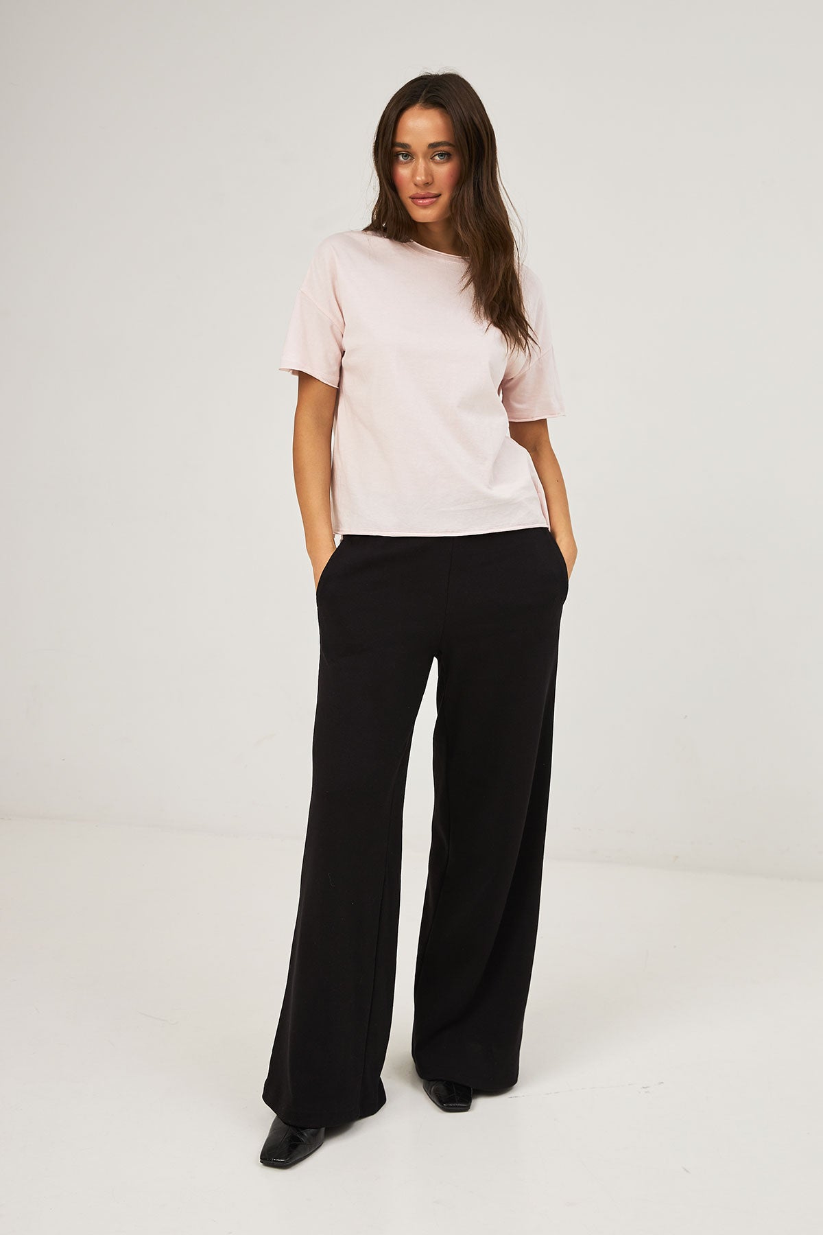 Tricou oversize cu șlițuri