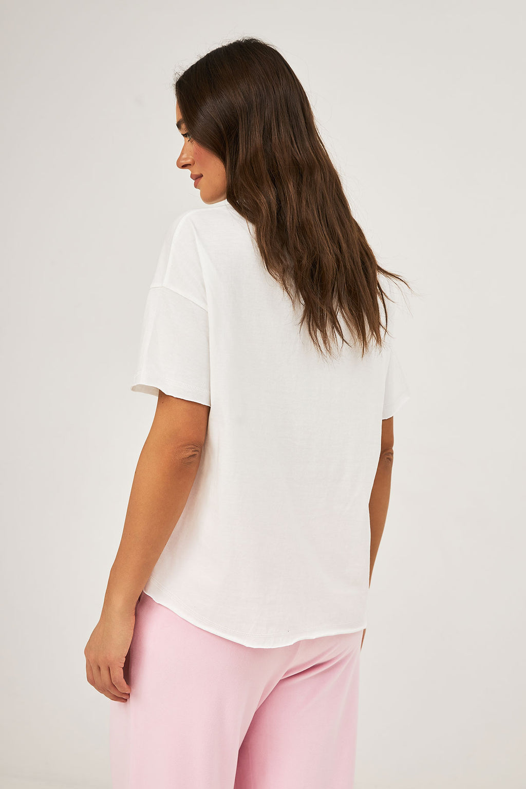 Tricou oversize cu șlițuri