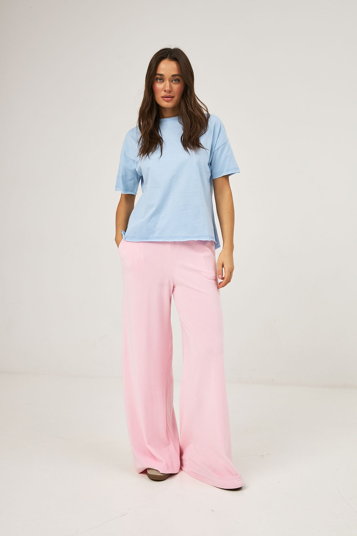 Tricou oversize cu șlițuri