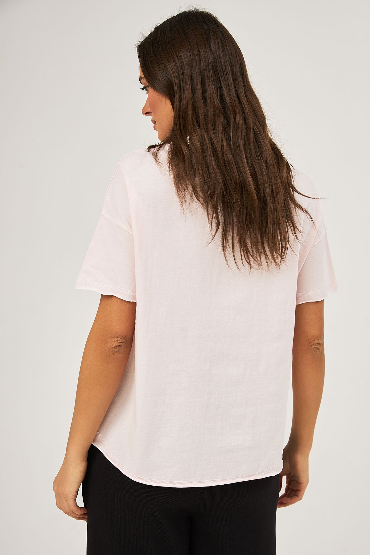 Tricou oversize cu șlițuri