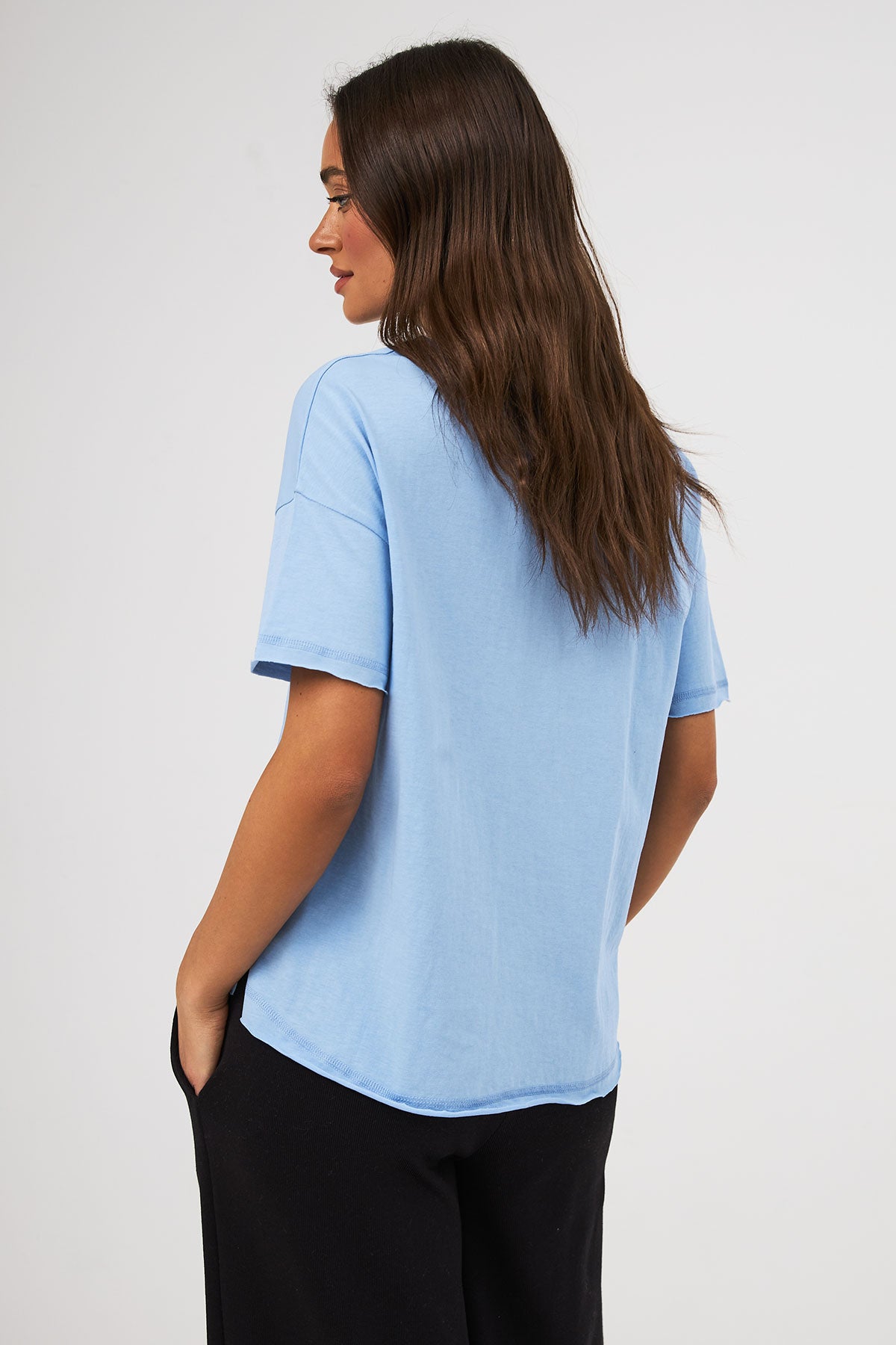 Tricou oversize cu șlițuri