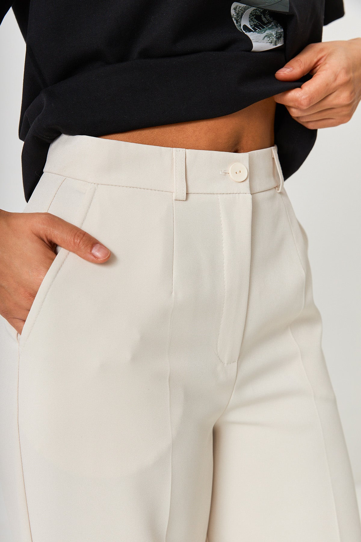 Pantaloni palazzo clasici