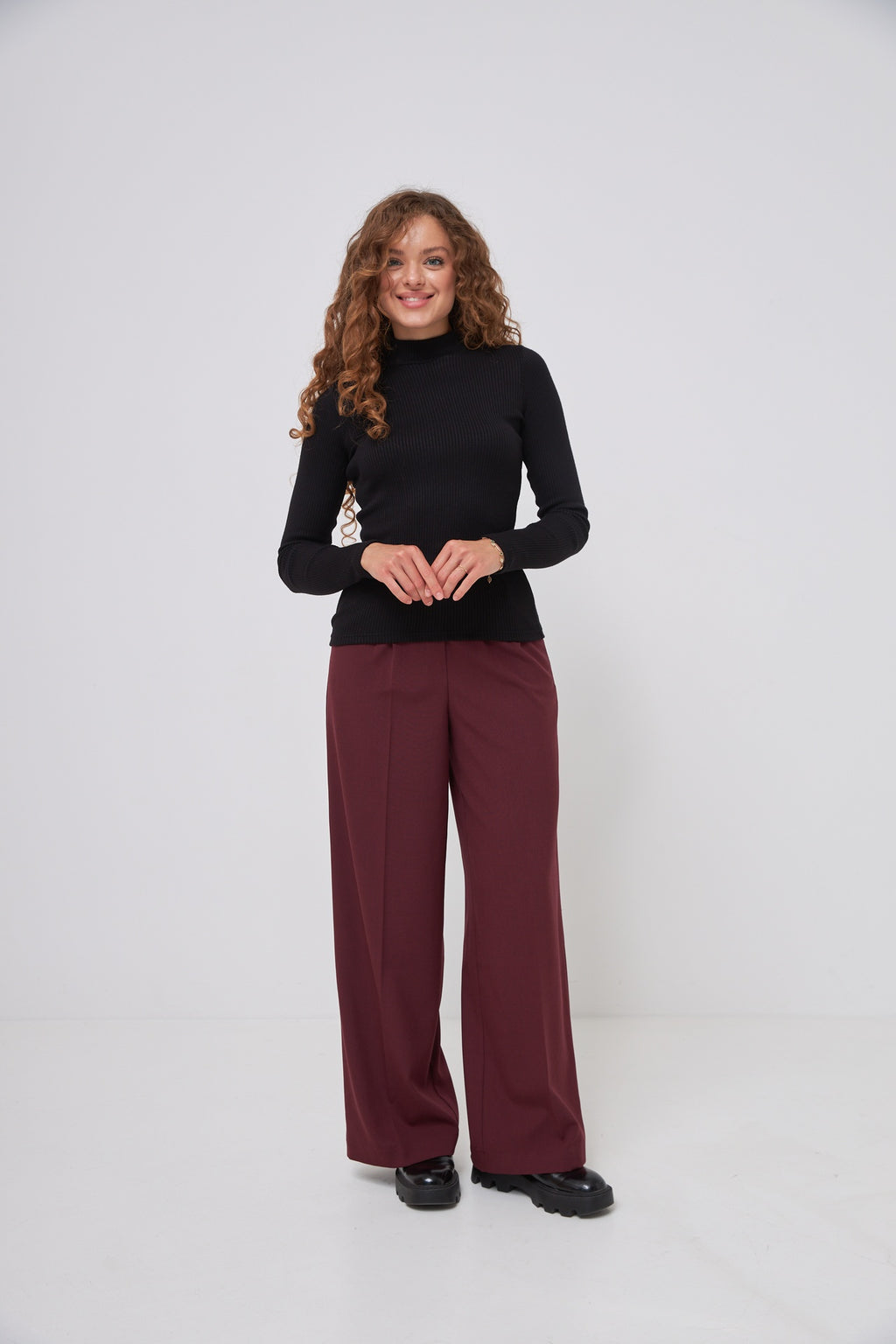 Pantaloni palazzo clasici