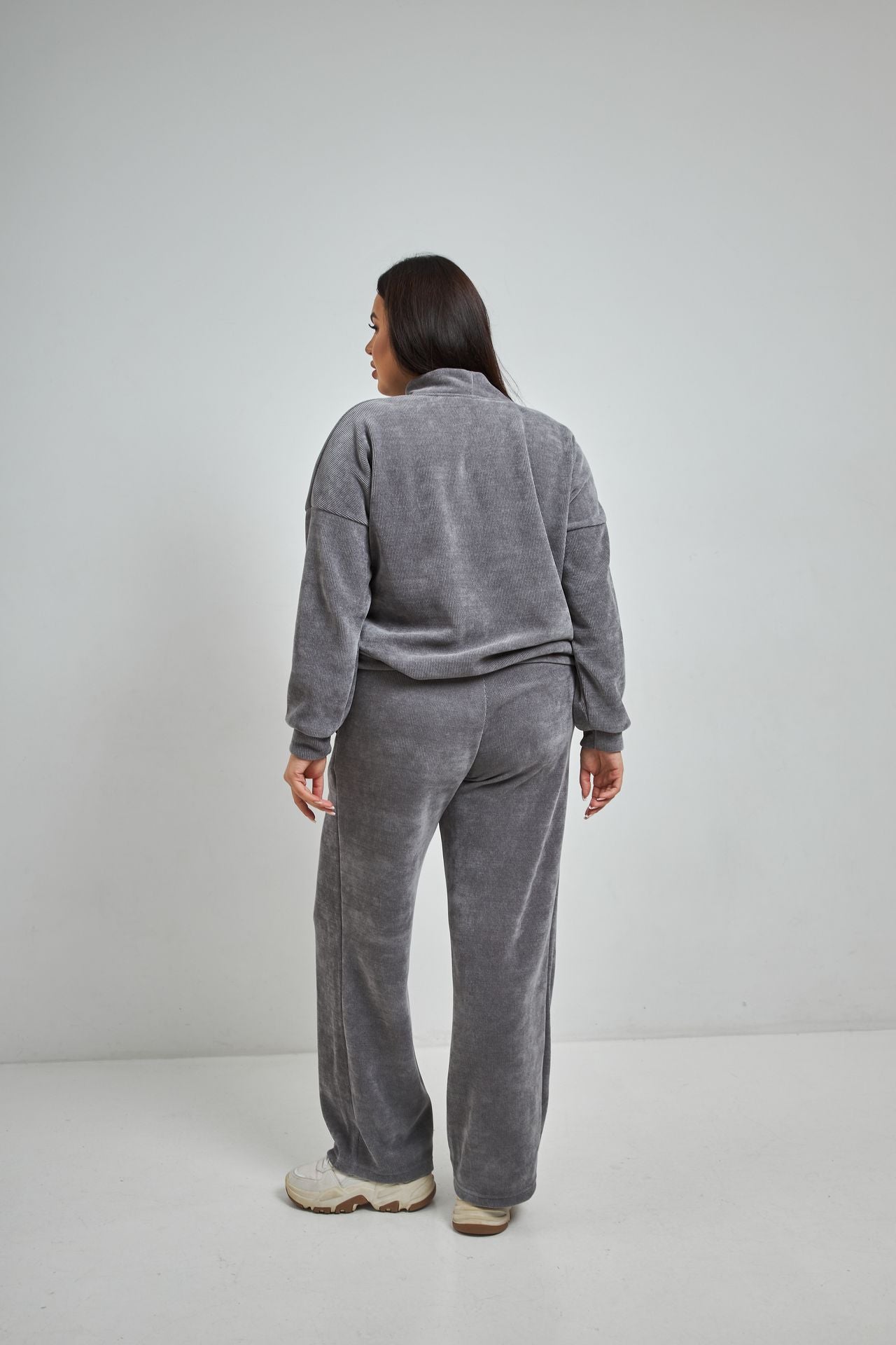 Pantaloni lejeri din catifea Julie