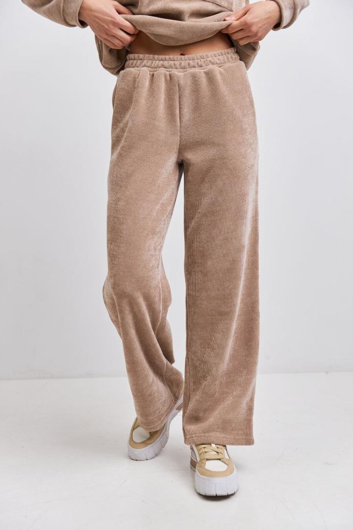 Pantaloni lejeri din catifea Julie