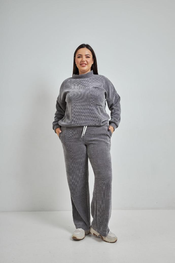 Pantaloni lejeri din catifea Julie