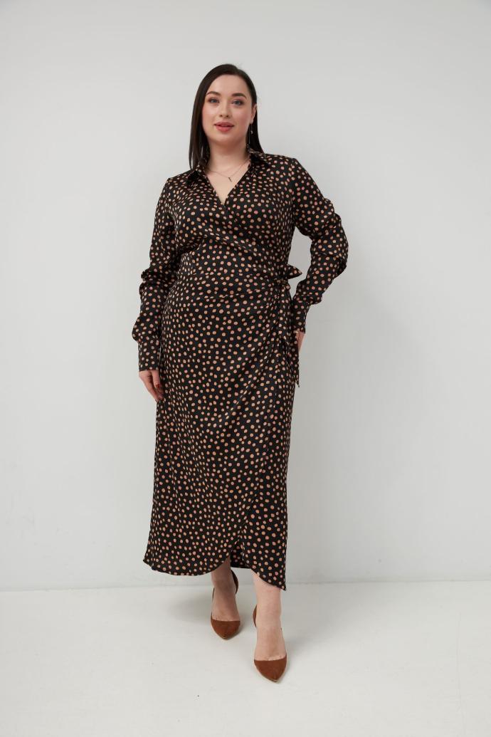 Rochie Plus Size din mătase Armani cu imprimeu