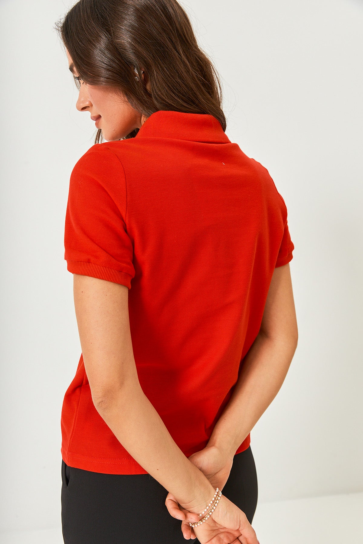 Tricou polo drept