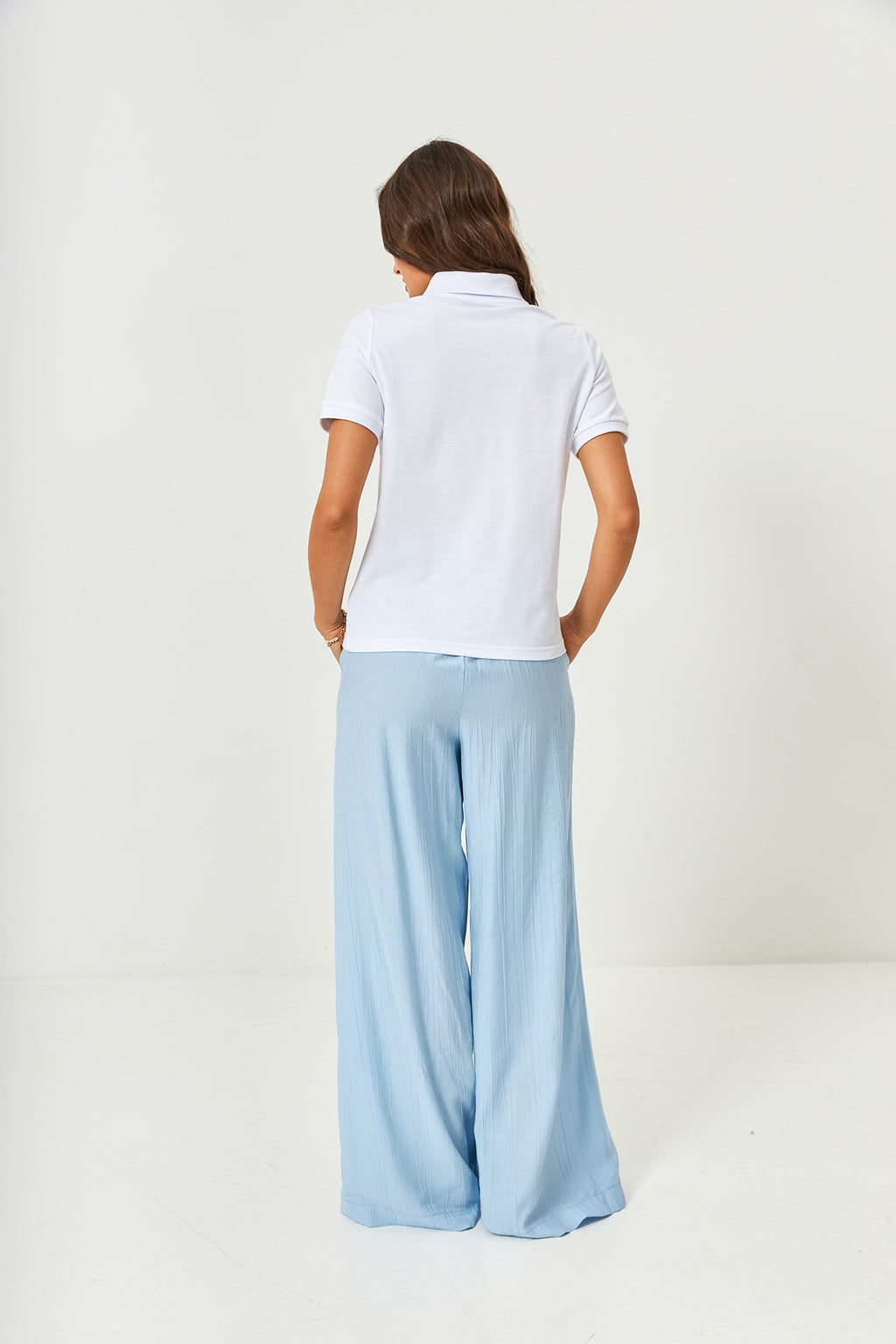 Tricou polo drept