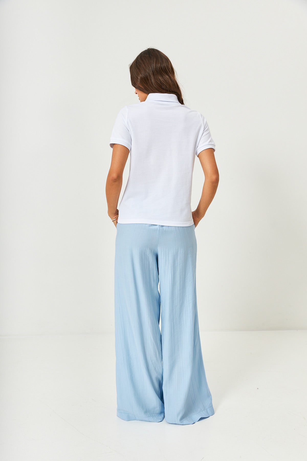 Tricou polo drept