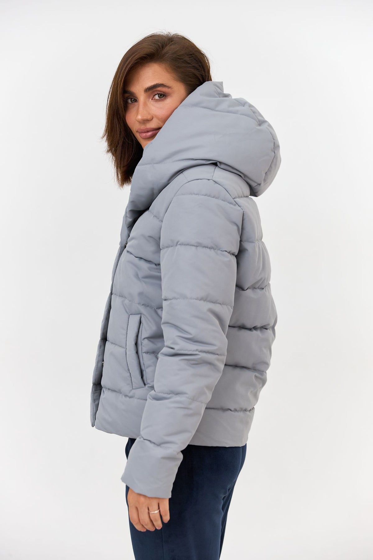 Geacă puffer cu capse