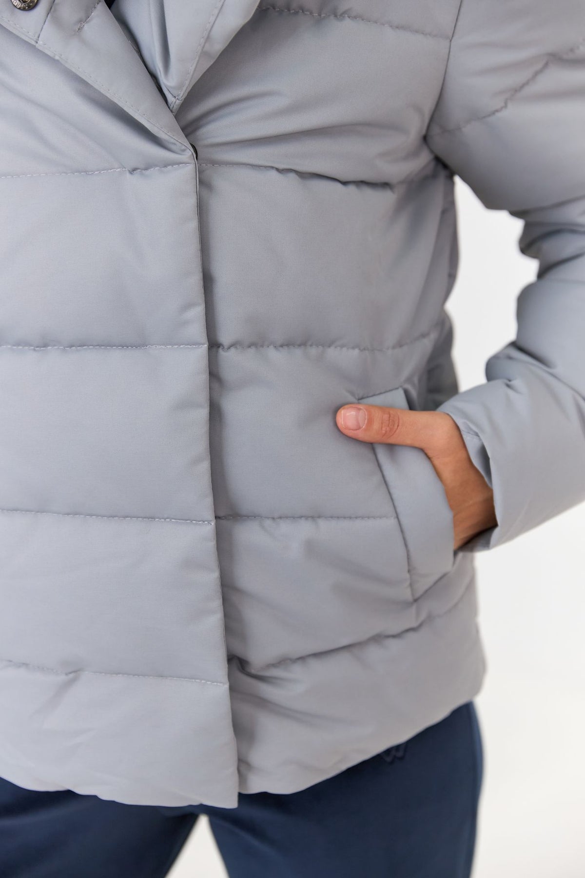 Geacă puffer cu capse