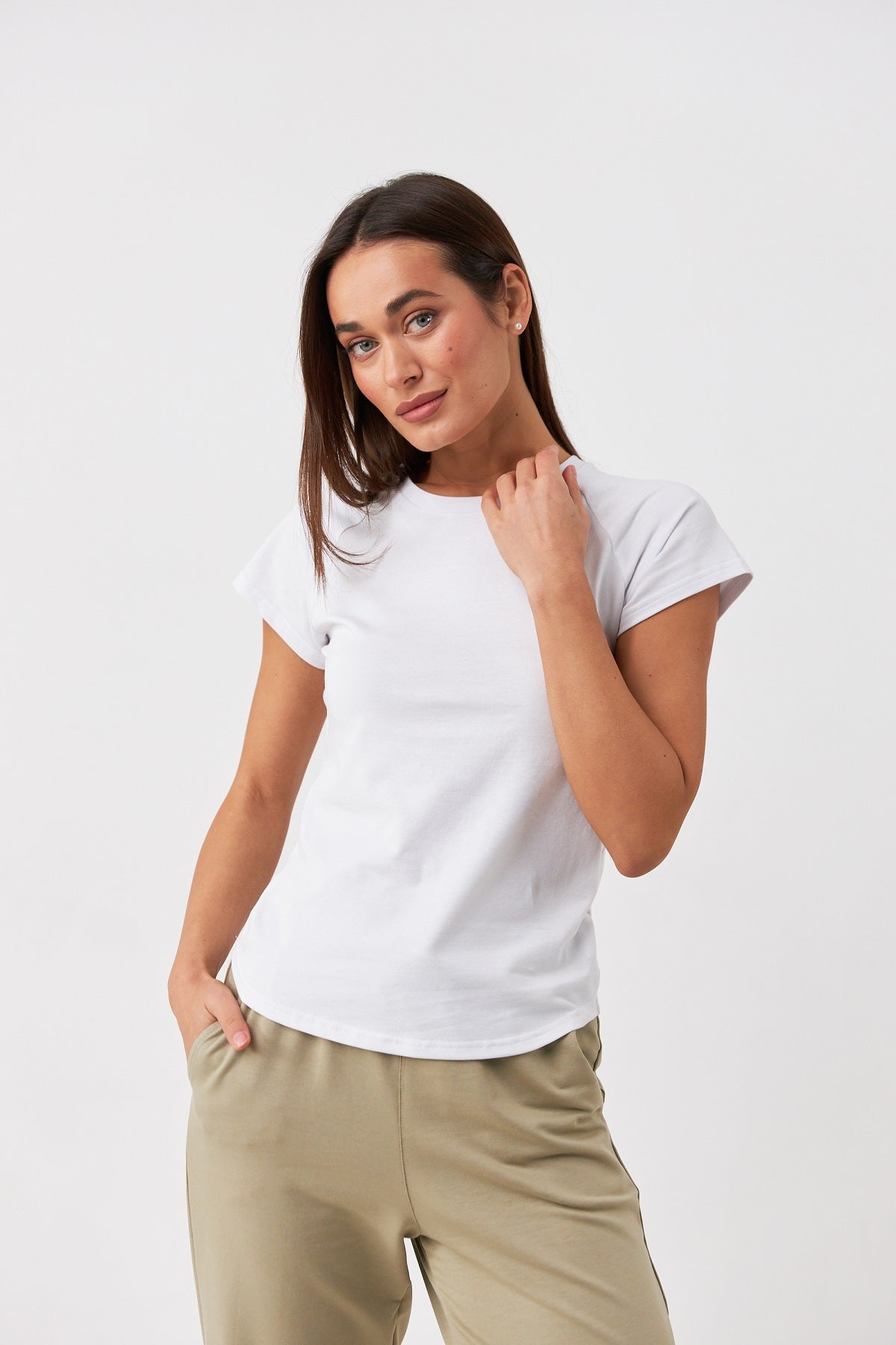 Tricou lejer cu mânecă raglan