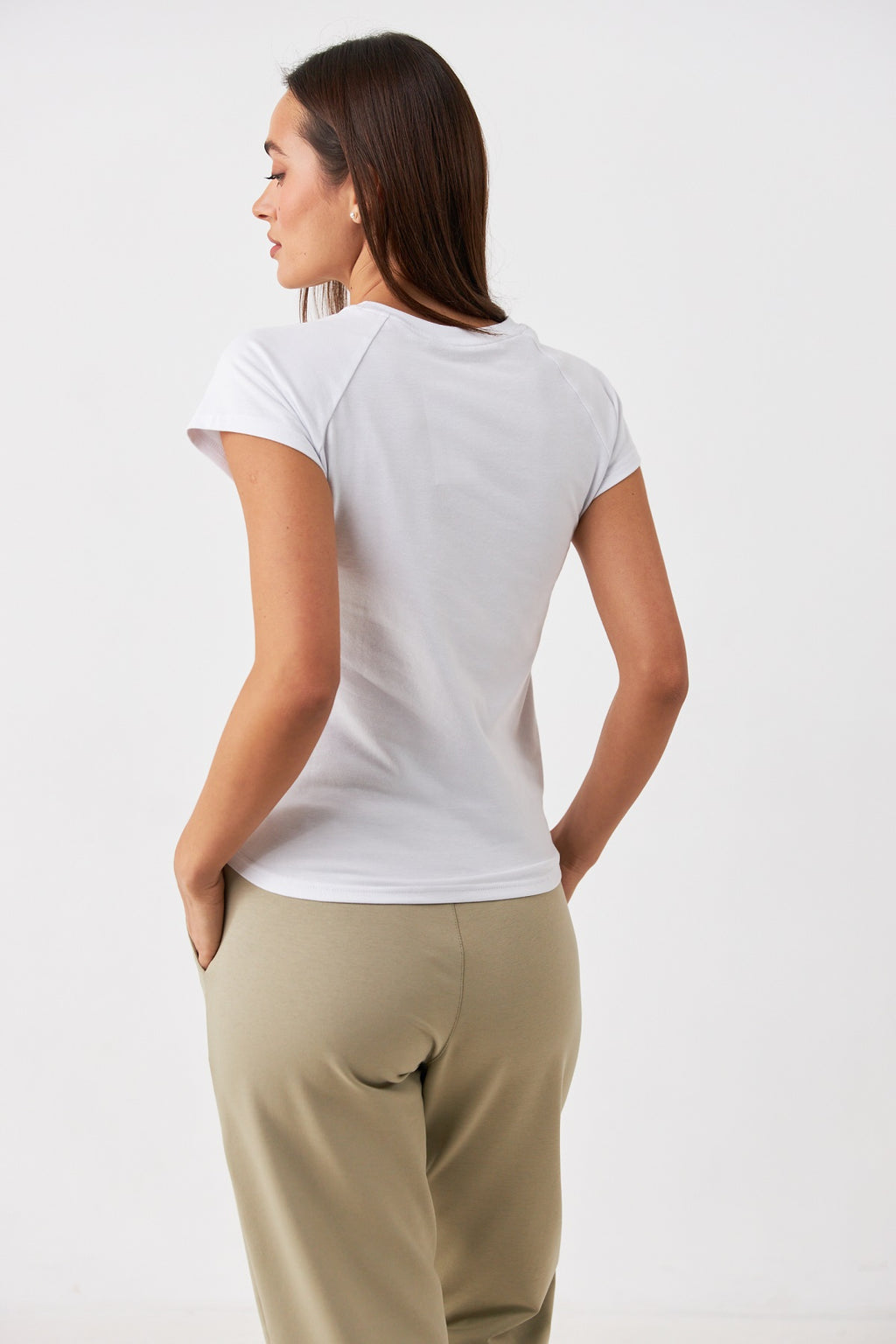 Tricou lejer cu mânecă raglan