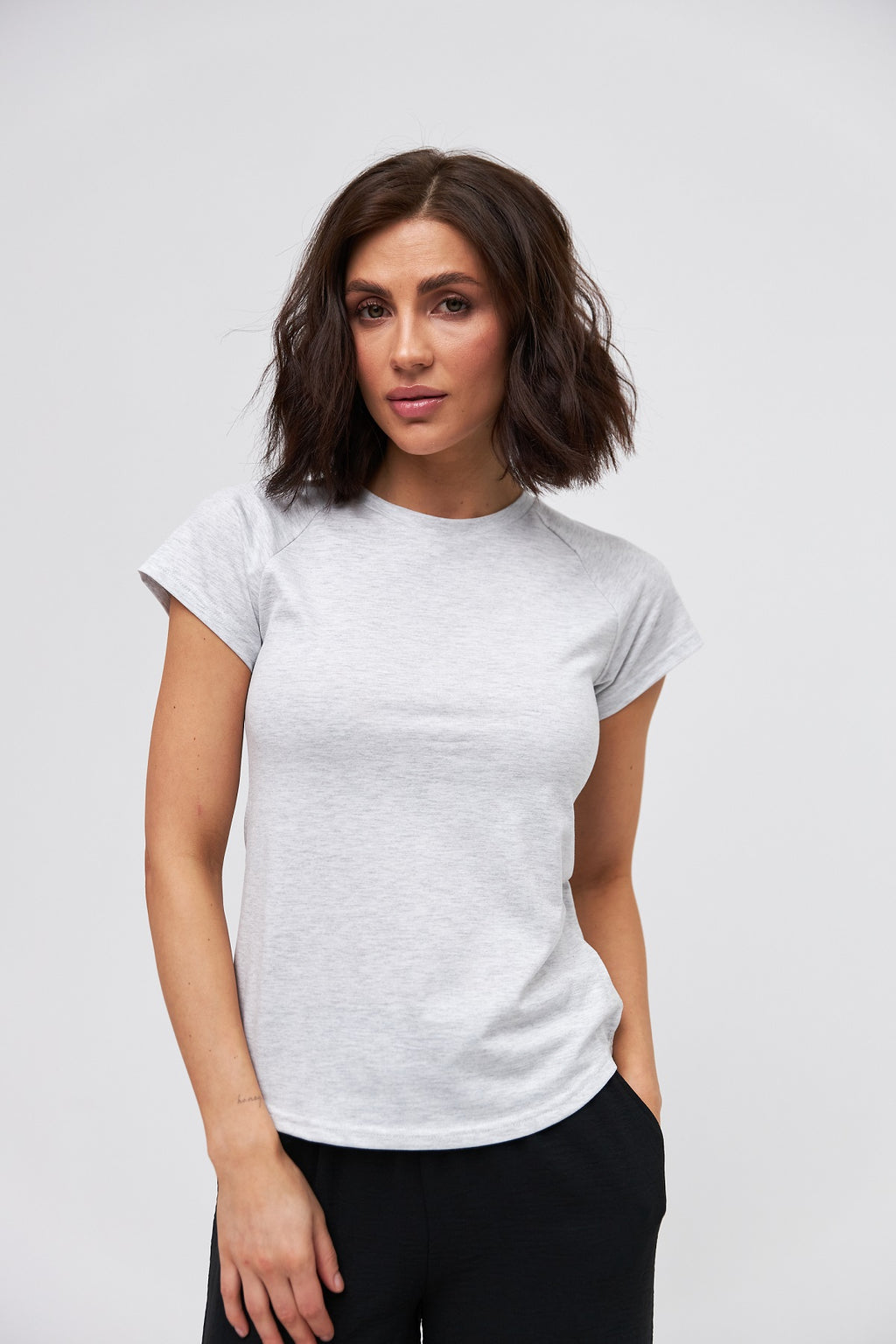 Tricou lejer cu mânecă raglan