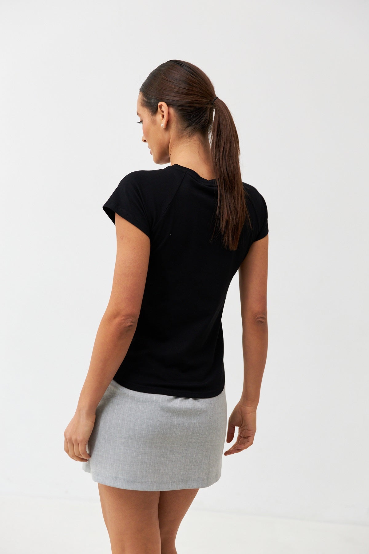 Tricou lejer cu mânecă raglan