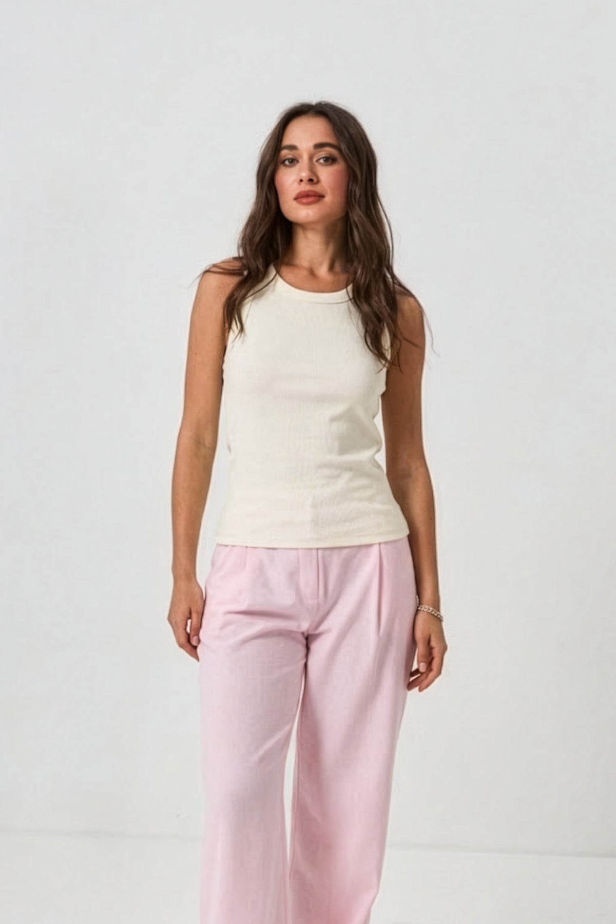 Maiou basic din tricot reiat