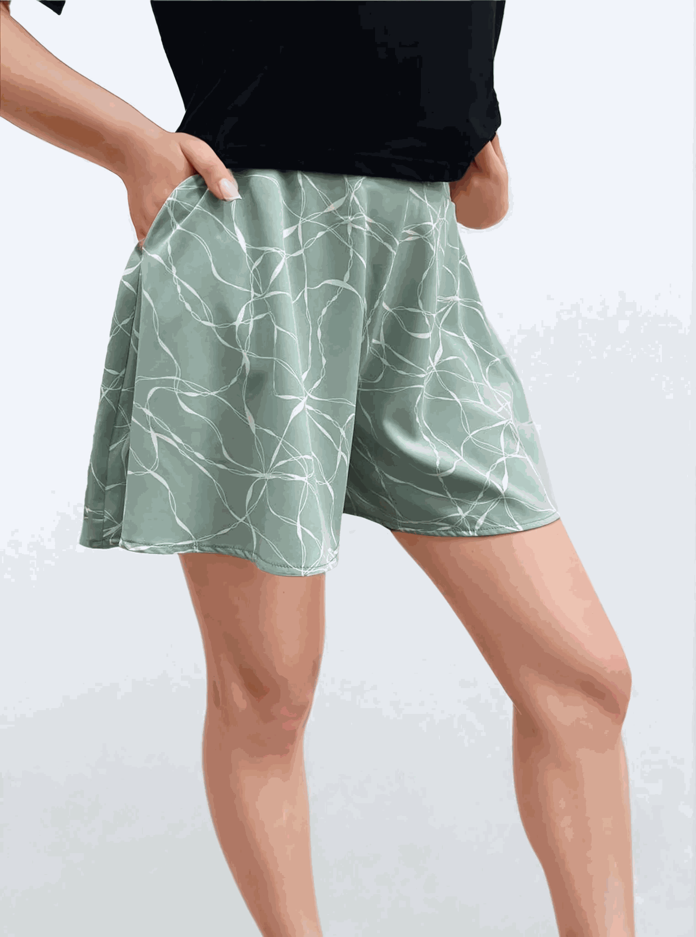 Fustă-pantalon din soft