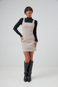 Sarafan mini casual cu bust tip corset