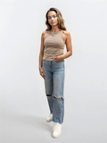 Top basic cu cupe integrate