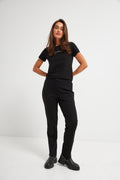 Pantaloni din Alex cu elastic pe laterale