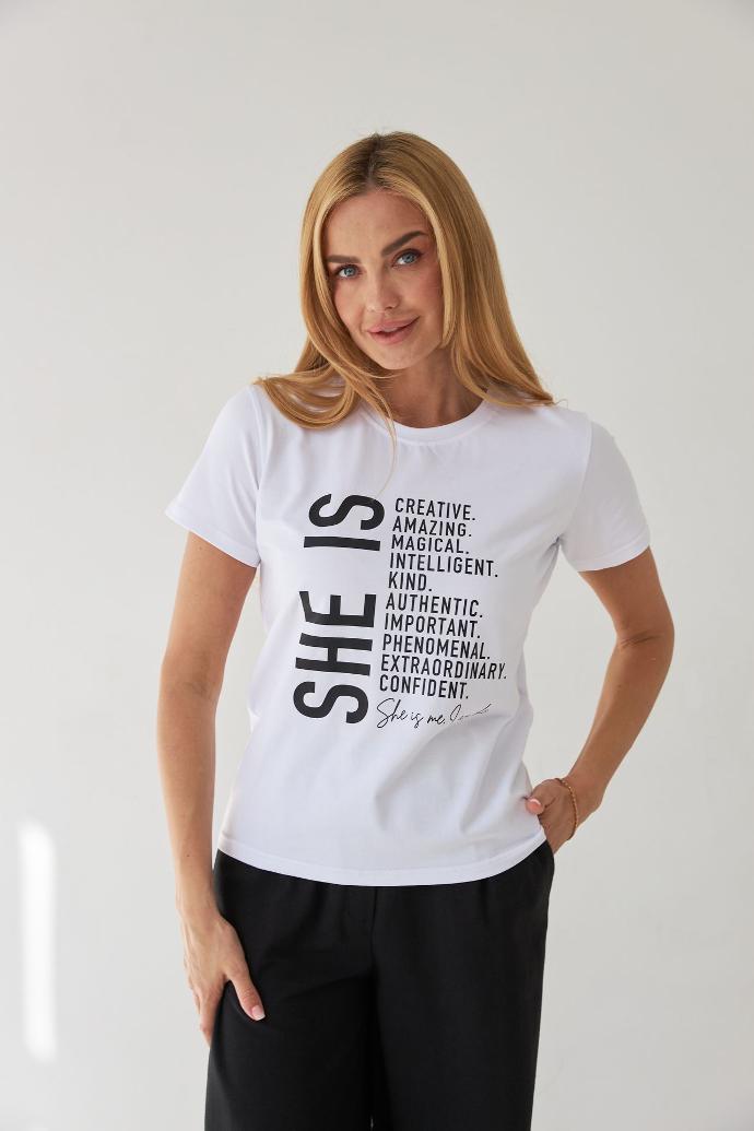 Tricou basic damă cu imprimeu