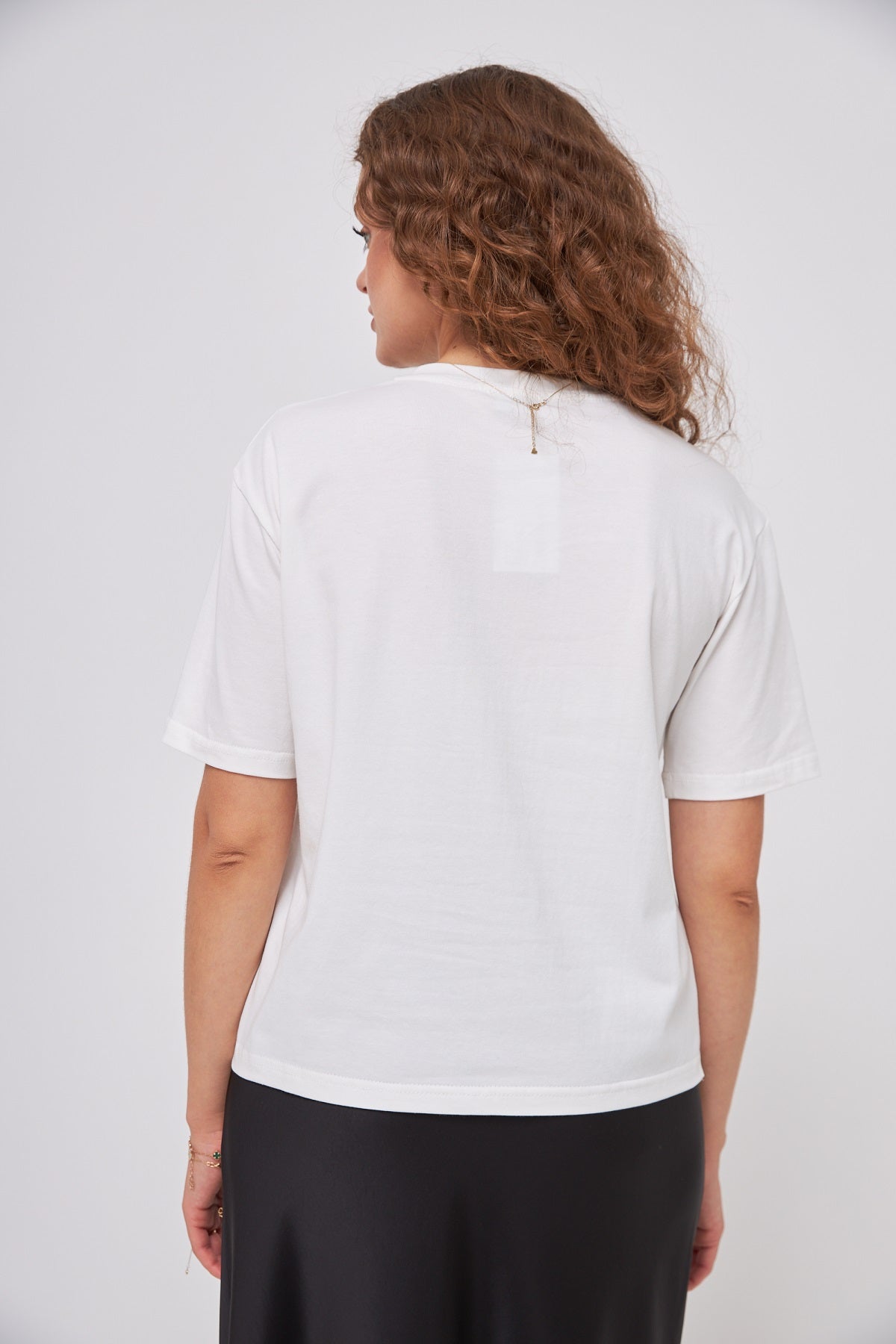 Tricou damă cu tiv asimetric