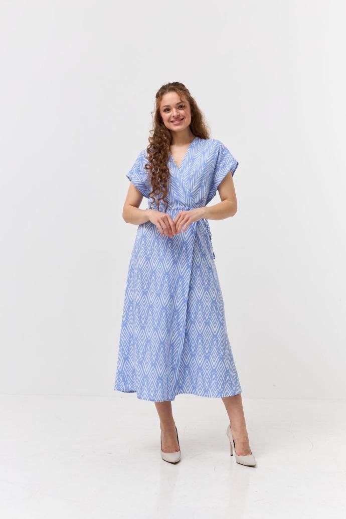 Rochie midi de vară cu bust petrecut