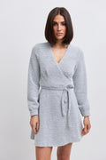 Rochie mini petrecută din angora