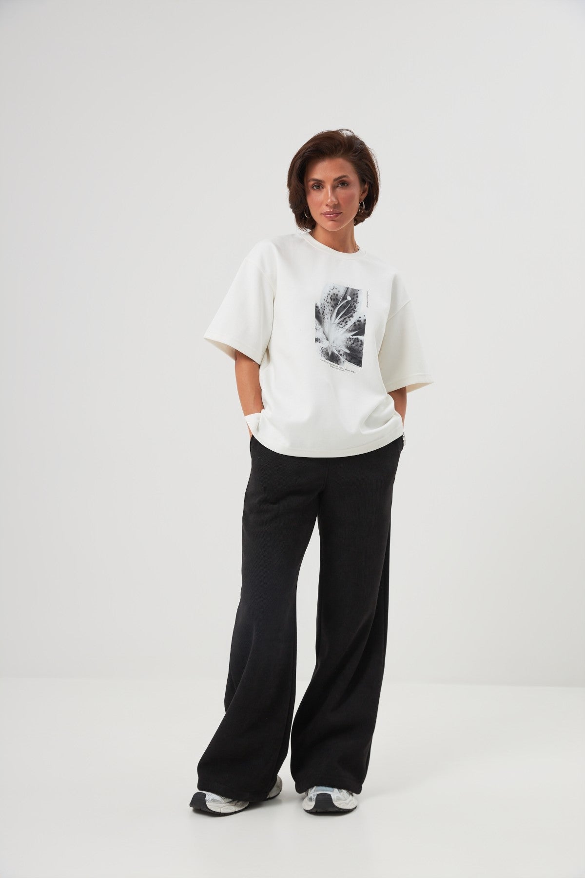 Tricou oversize cu imprimeu