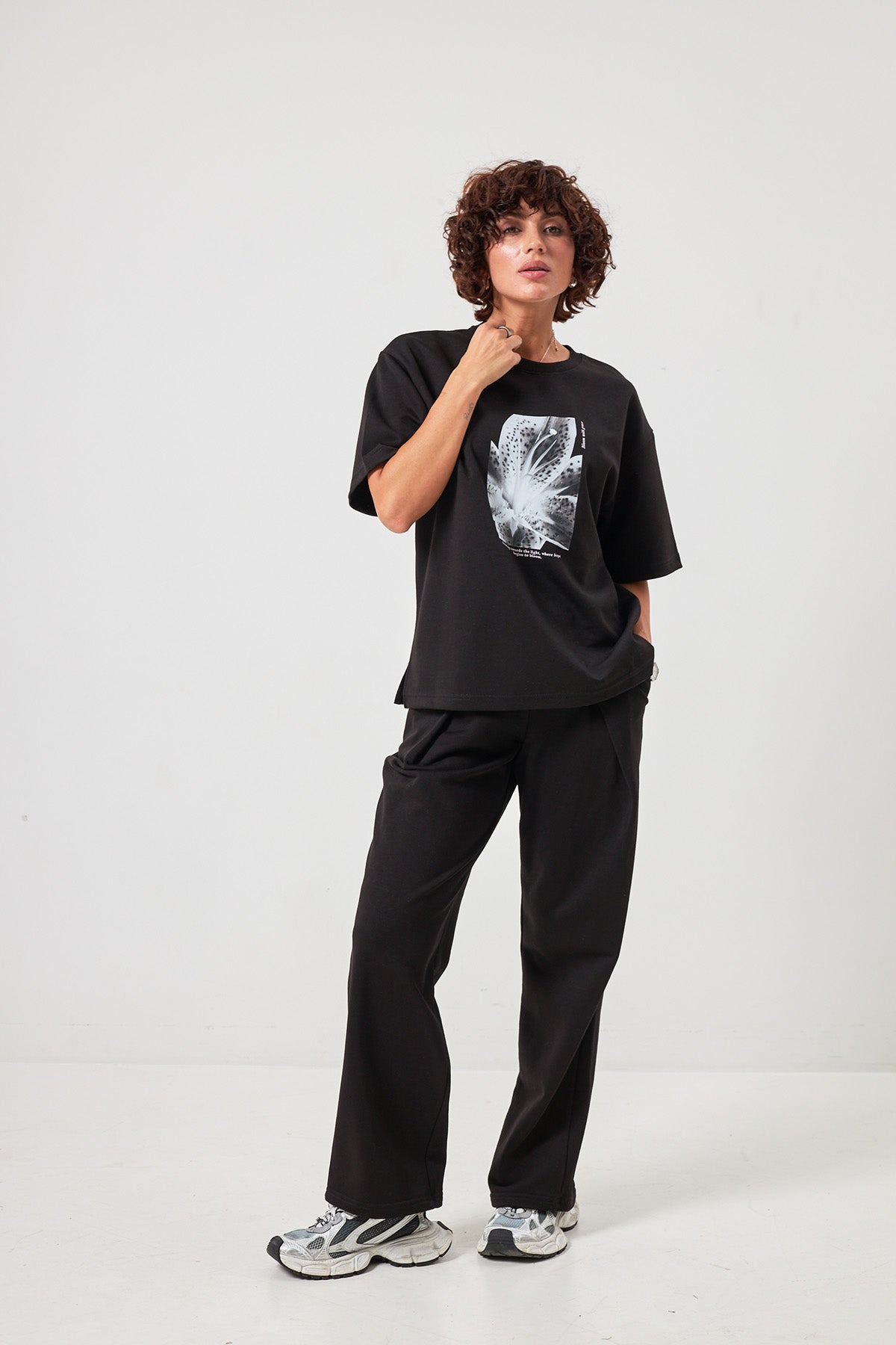Tricou oversize cu imprimeu