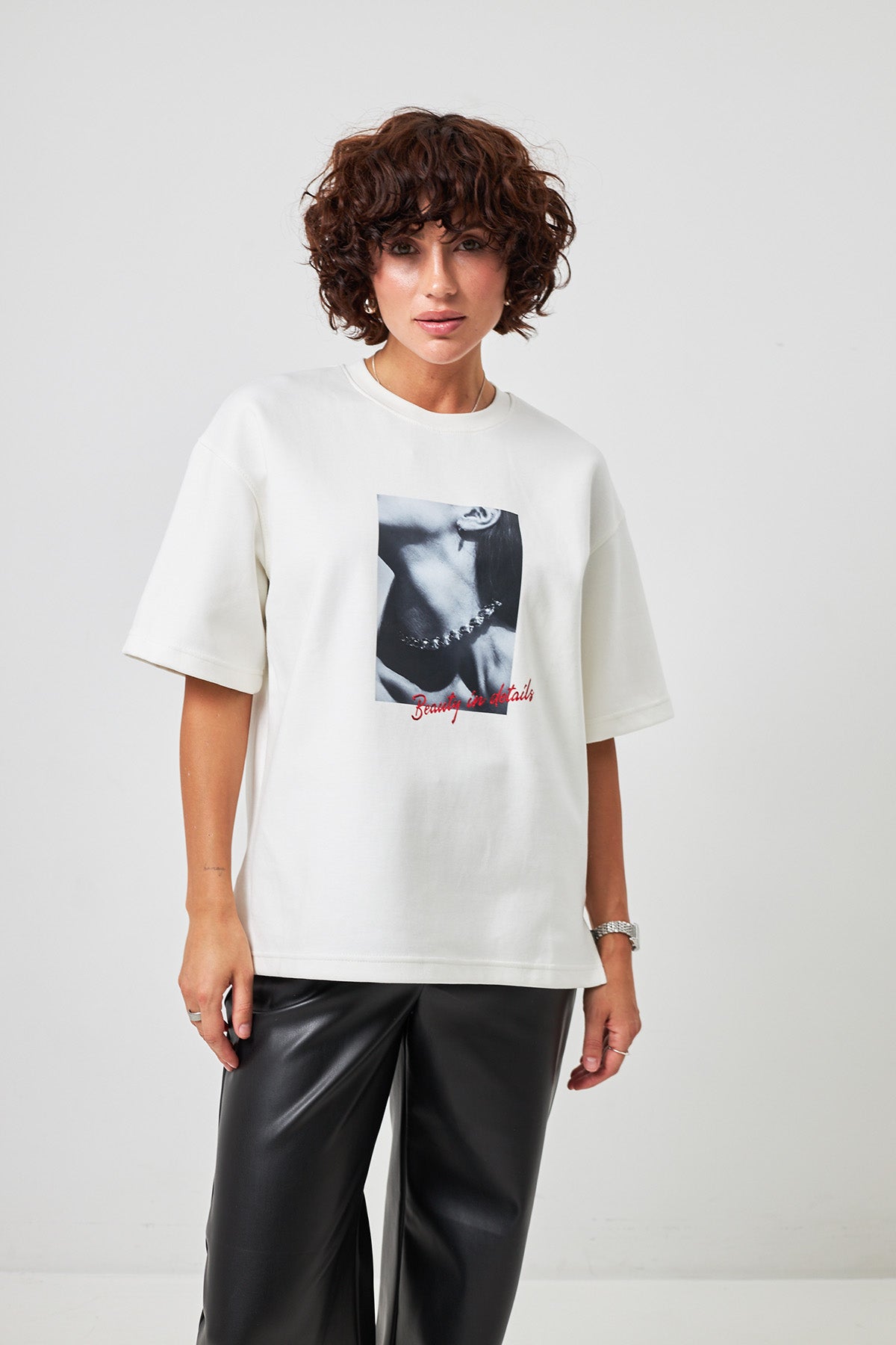 Tricou oversize cu imprimeu