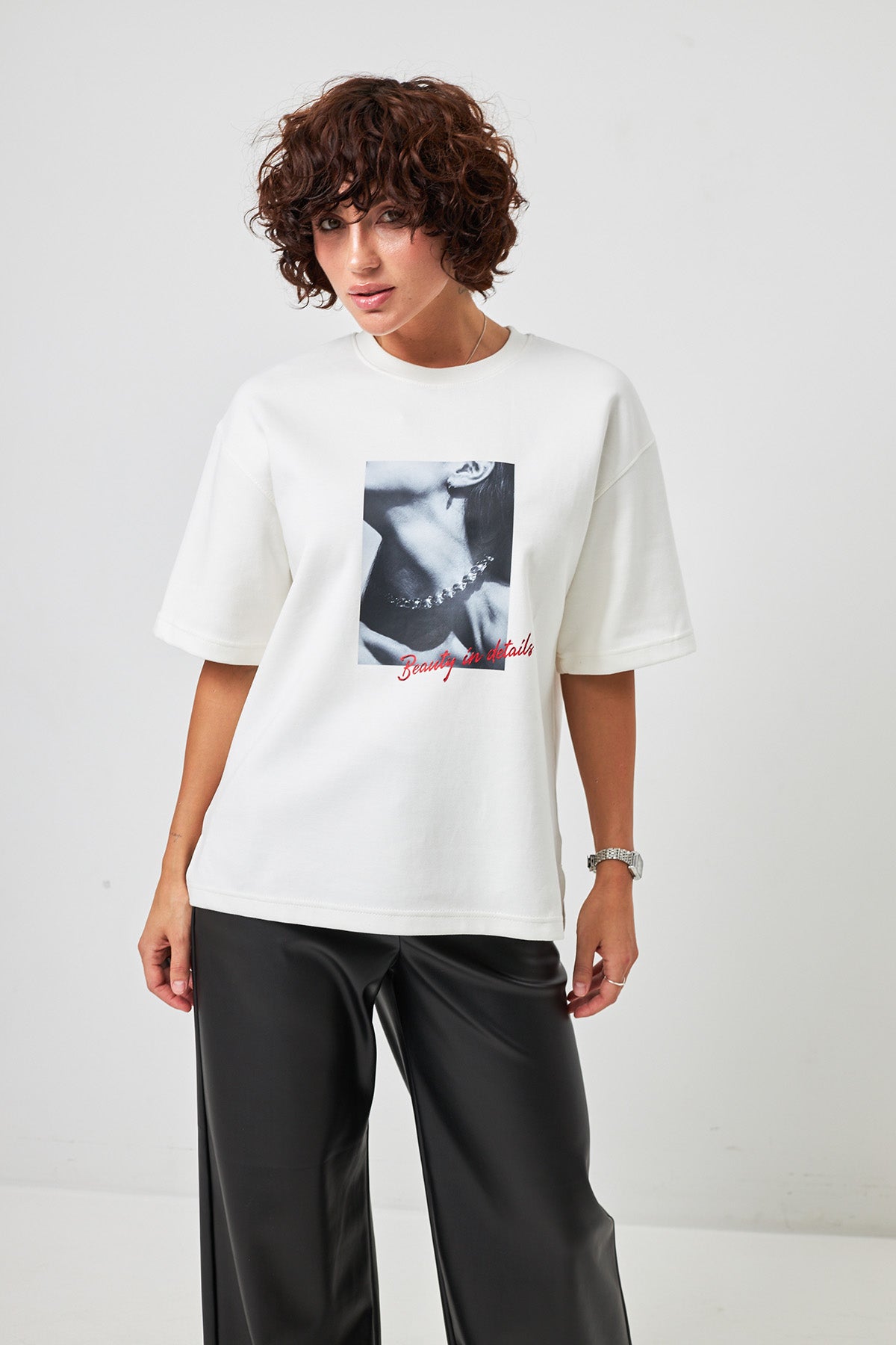 Tricou oversize cu imprimeu