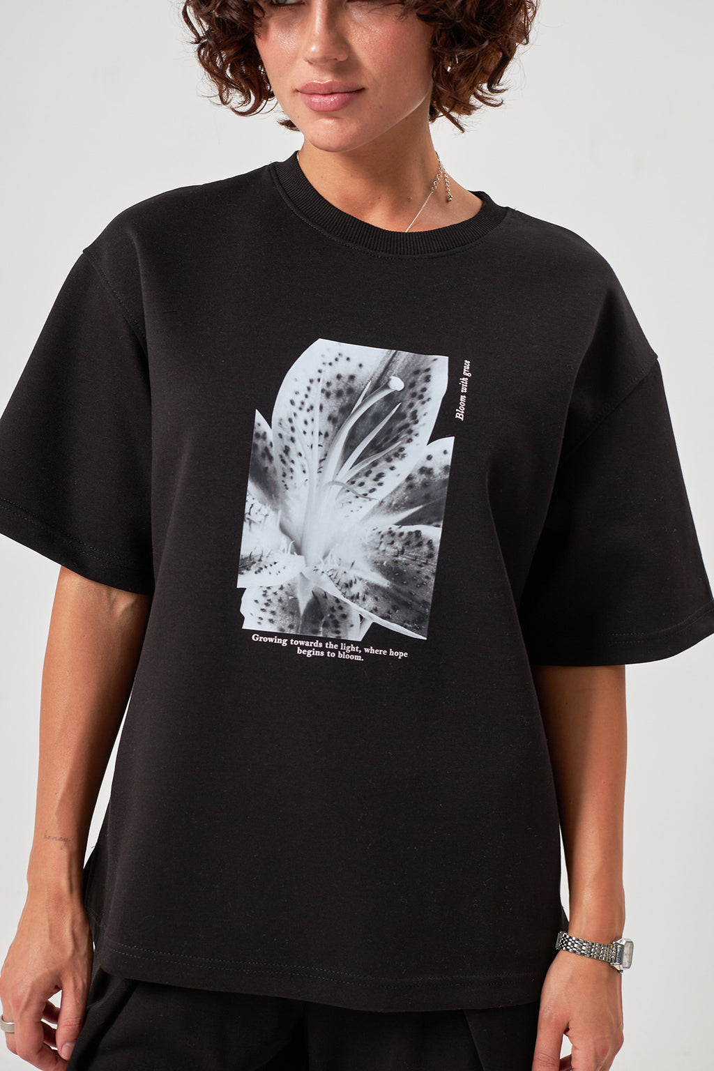 Tricou oversize cu imprimeu