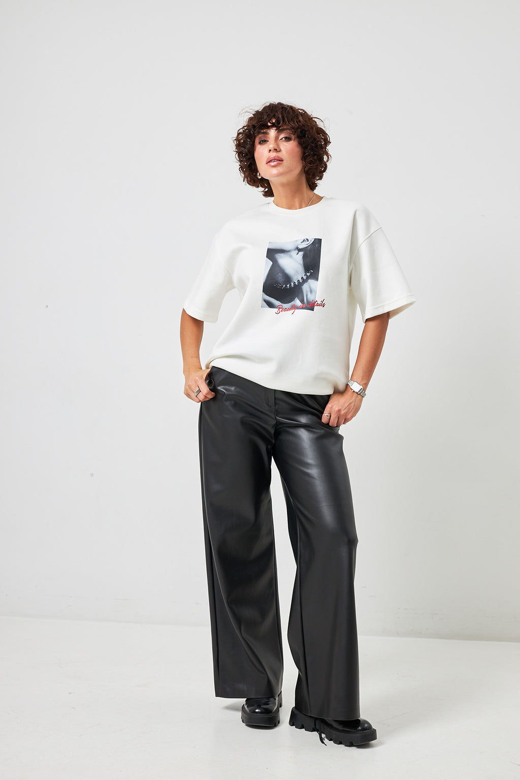 Tricou oversize cu imprimeu