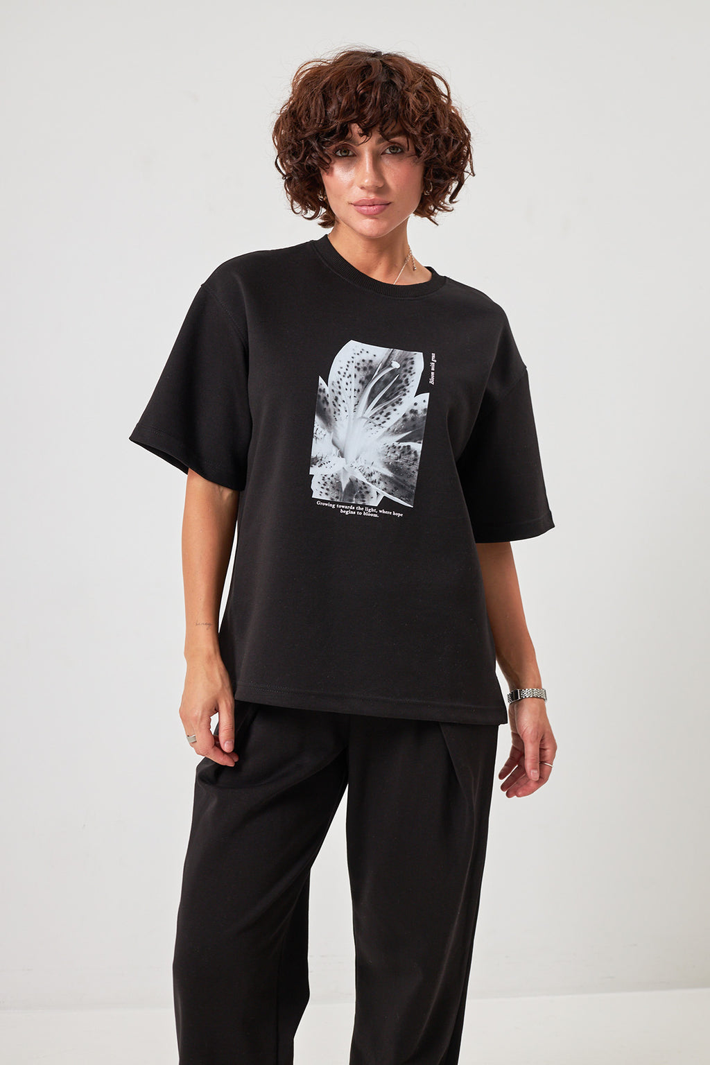 Tricou oversize cu imprimeu