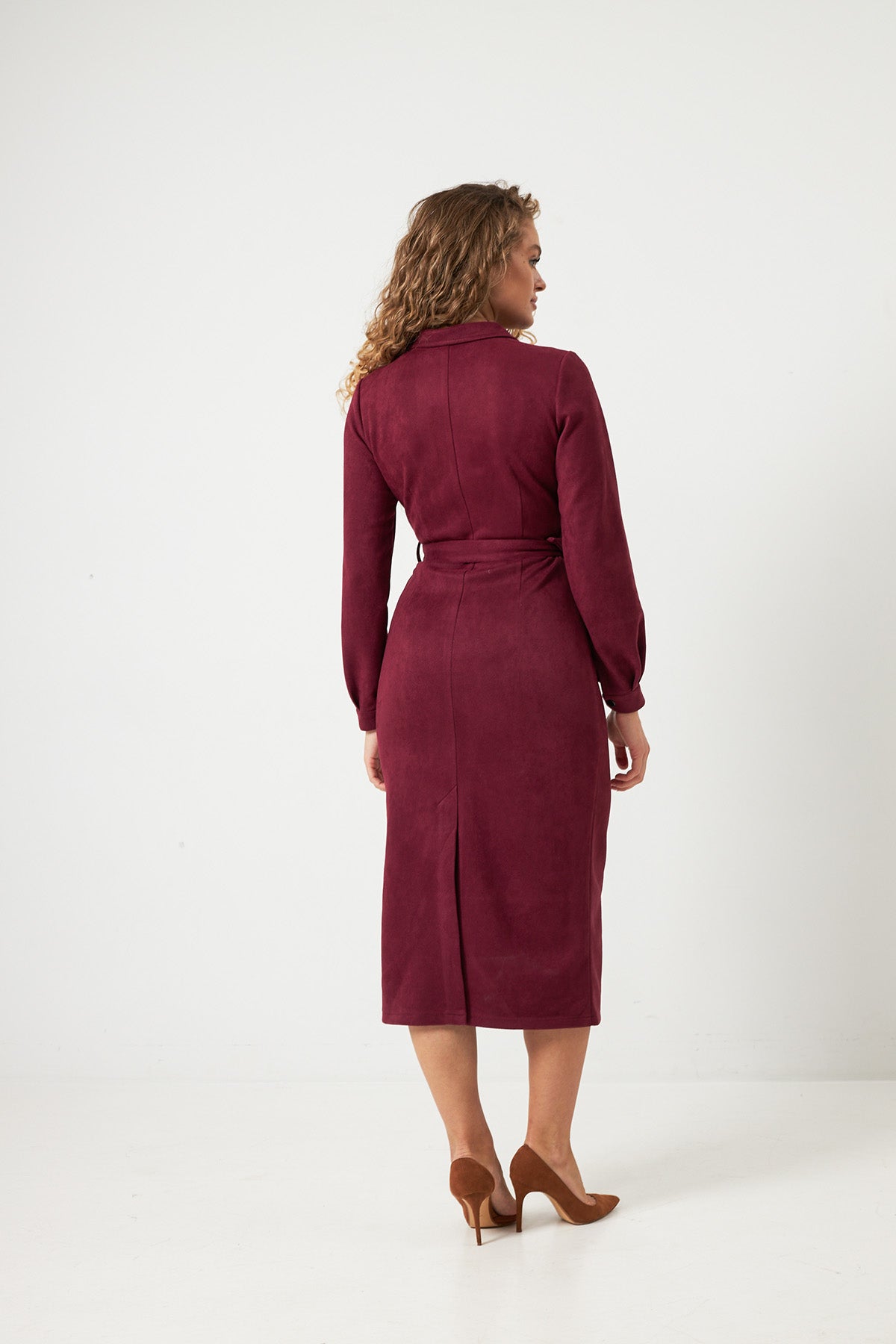 Rochie midi cu cordon
