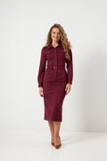 Rochie midi cu cordon