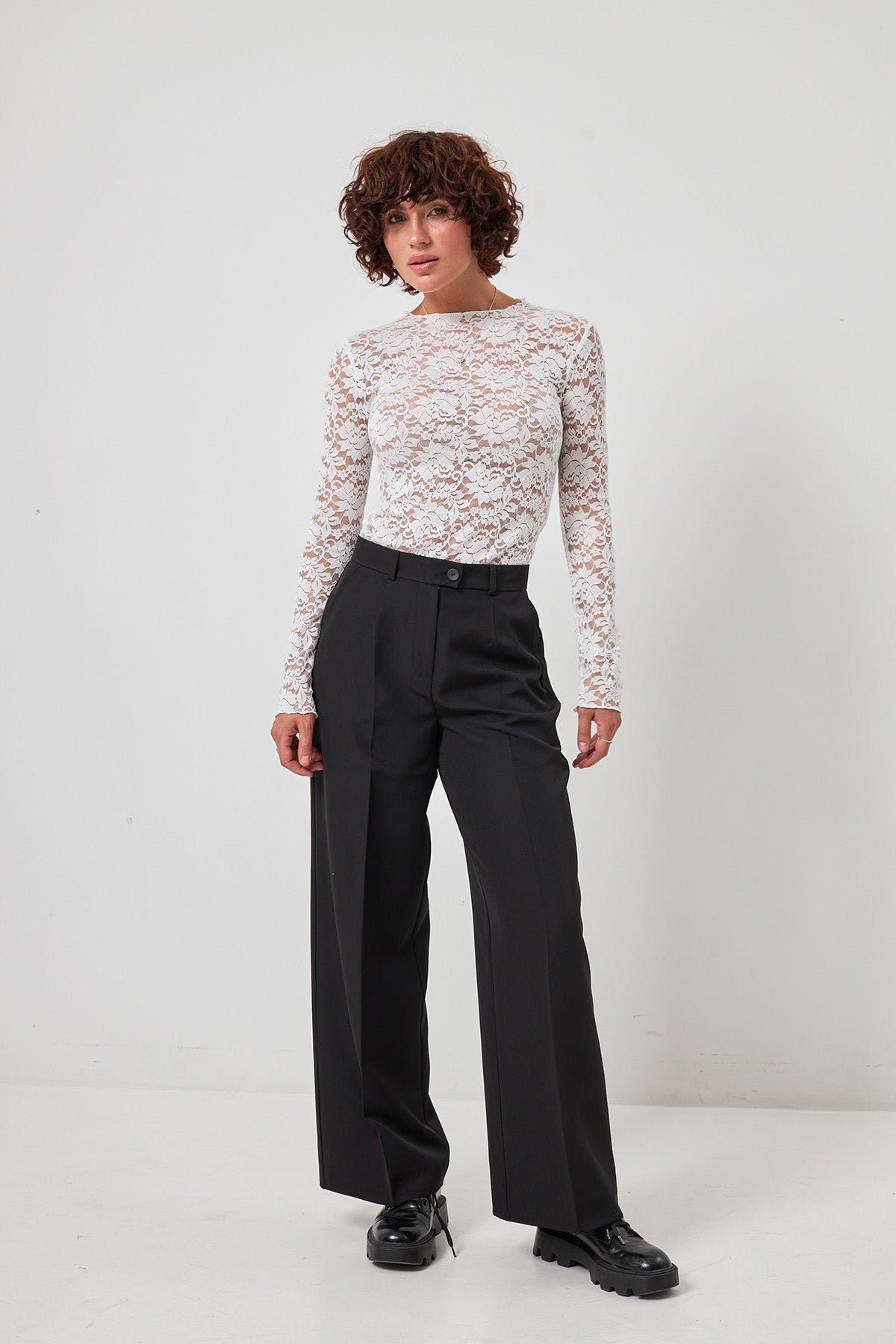 Pantaloni palazzo clasici Karen