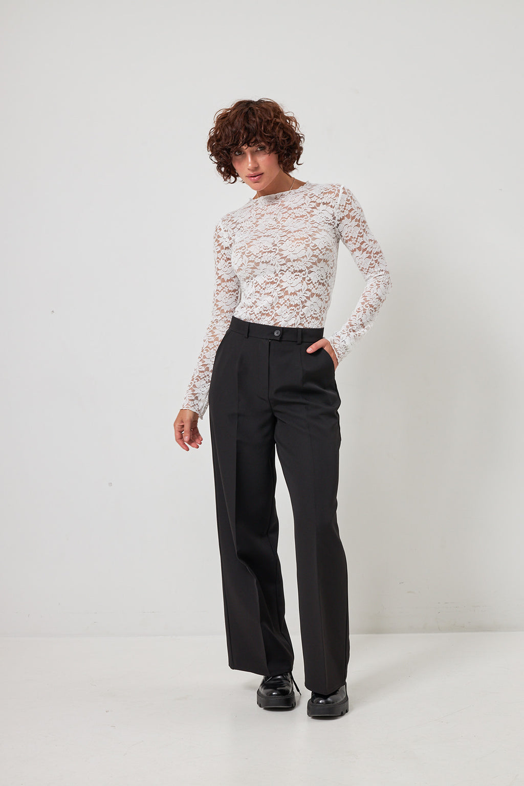 Pantaloni palazzo clasici Karen