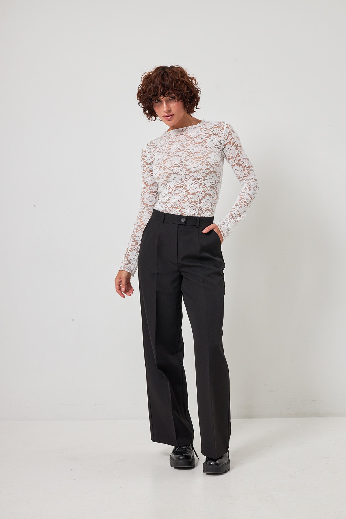 Pantaloni palazzo clasici Karen