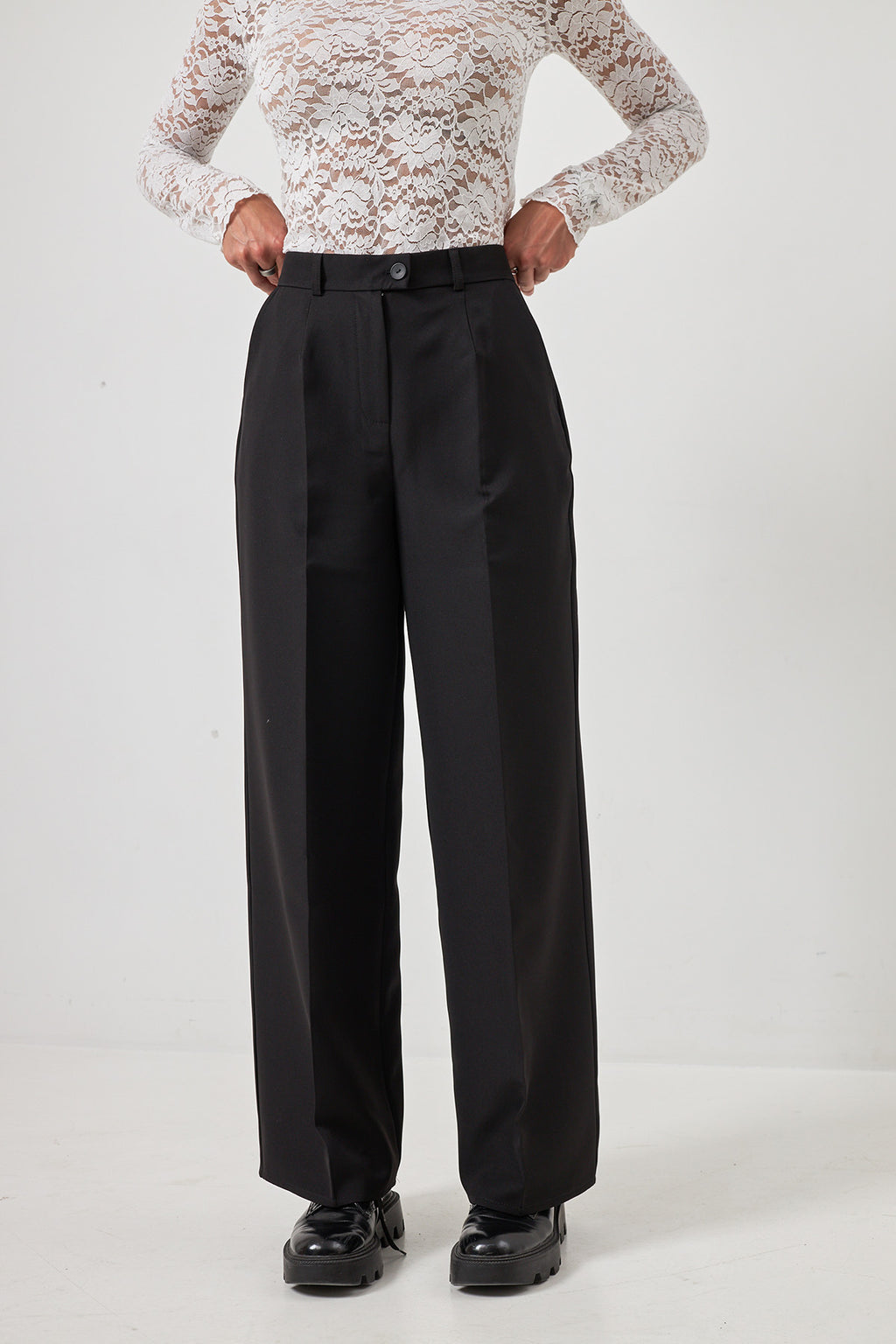 Pantaloni palazzo clasici Karen