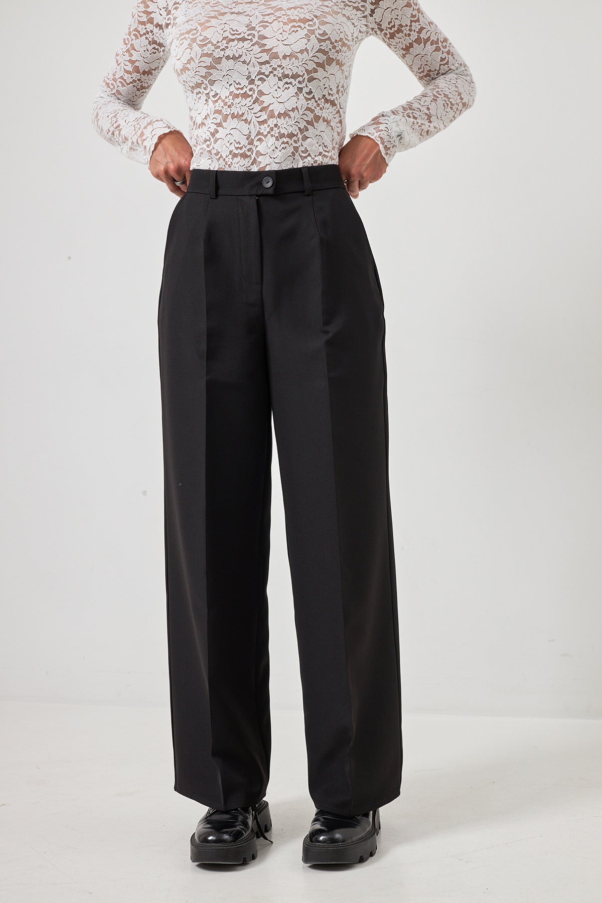 Pantaloni palazzo clasici Karen