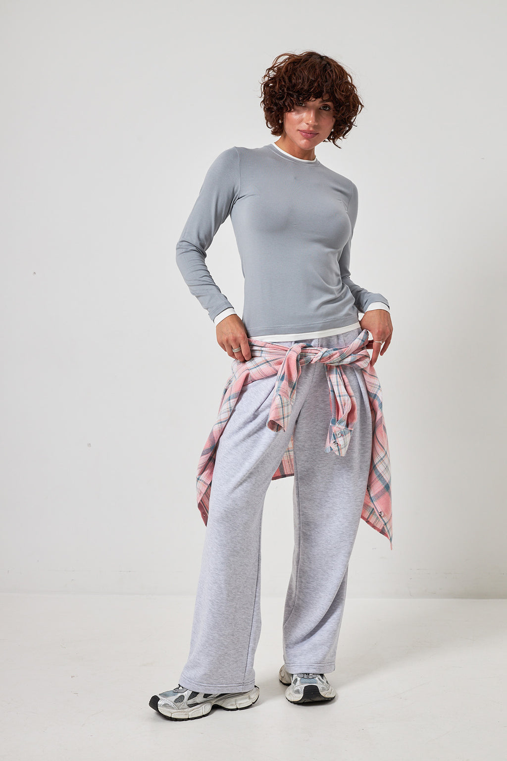 Longsleeve cu efect de tricou