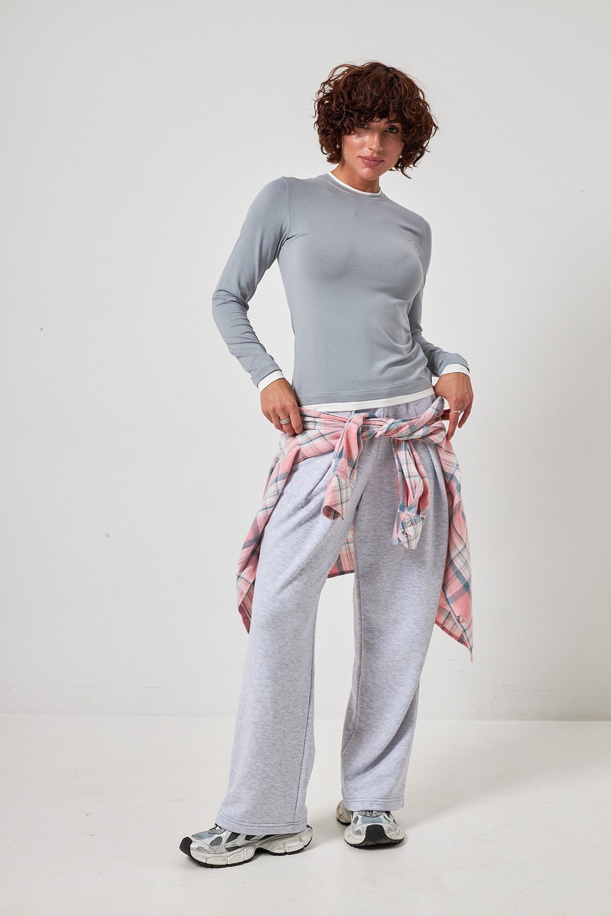 Longsleeve cu efect de tricou